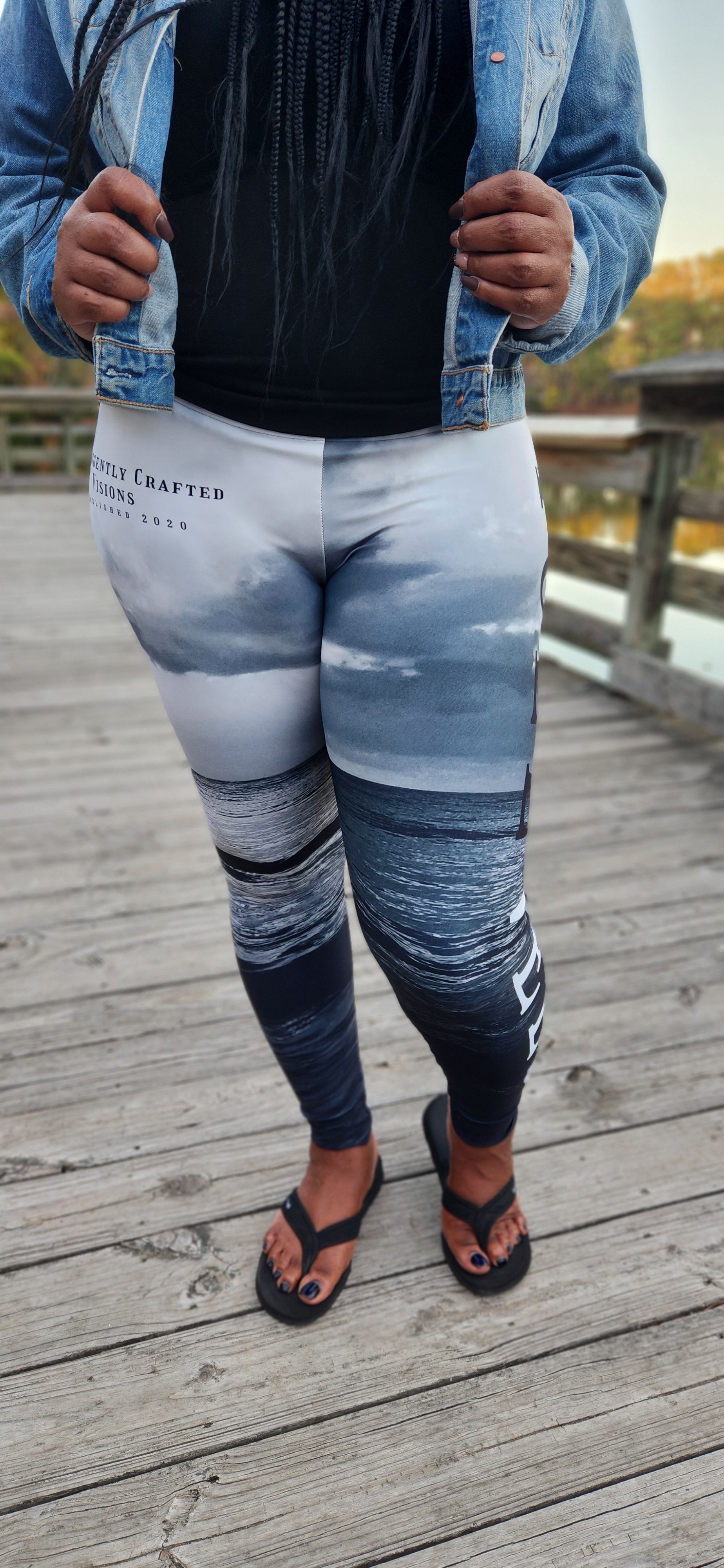 Black & White Graphic Leggings